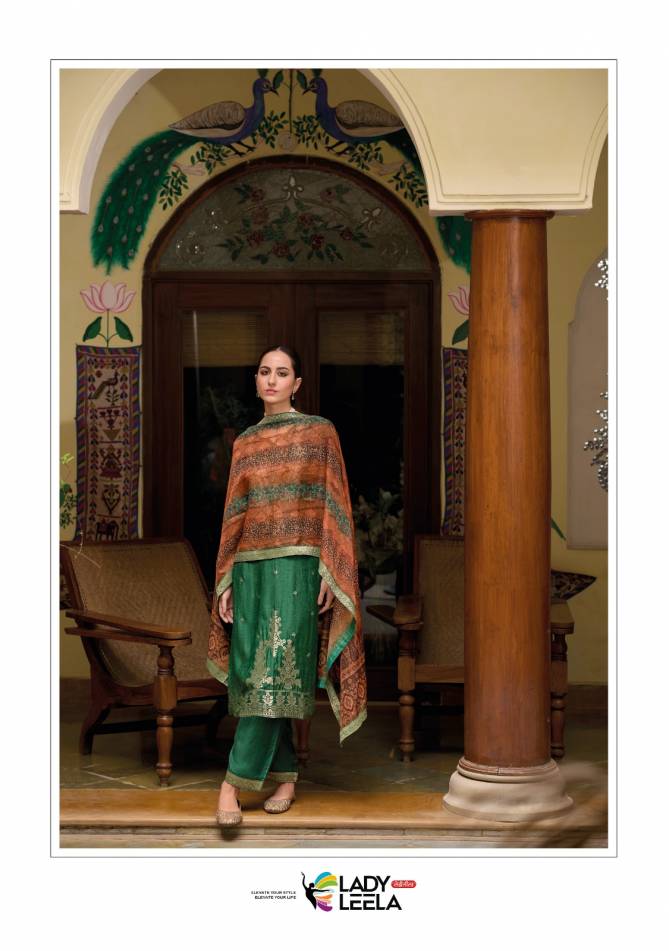 Libaas 2 By Lady Leela Viscose Jacquard Designer Kurti With Bottom Dupatta Wholesale Shop In Surat
